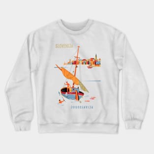 Slovenia, Yugoslavia Crewneck Sweatshirt